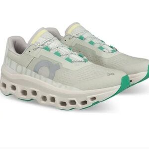 On Running Sneakers in Gray and Green